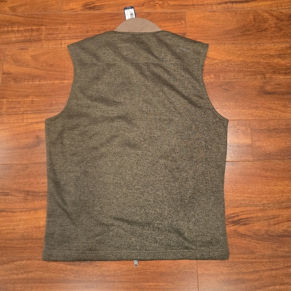 Johnnie-O Glover Vest Full Zip Men's Size M & XL Brown Chest Pocket Golf - Picture 3 of 9